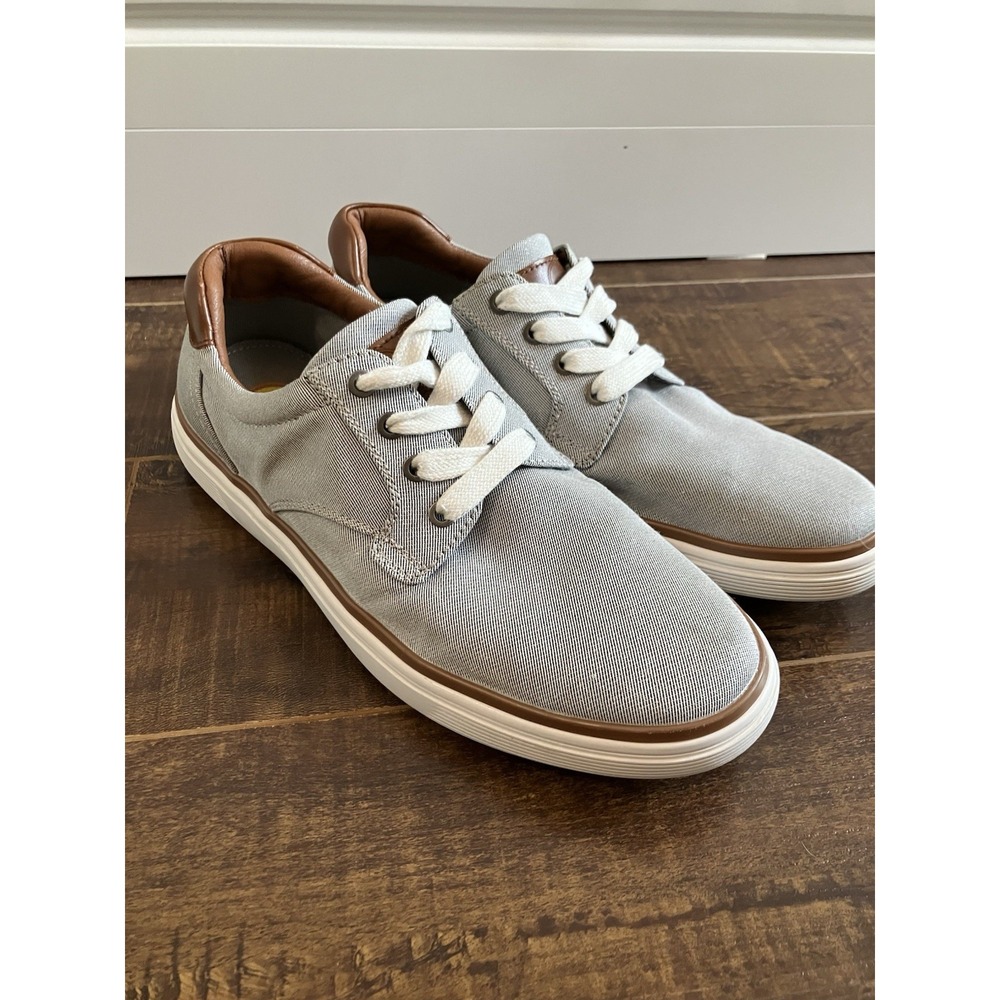 Maui Island Canvas Sneakers Mens Size 7 Gray Lace Up Casual Shoes Comfort Low